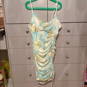 Marble mini Rusche dress